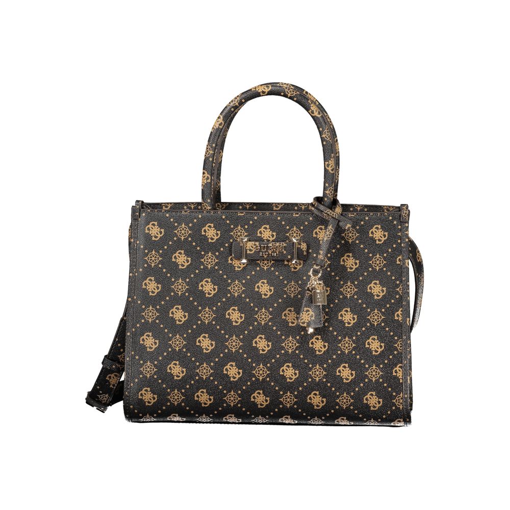 Guess Jeans Marrone Poliuretano Woman Handbag | Regal Royce
