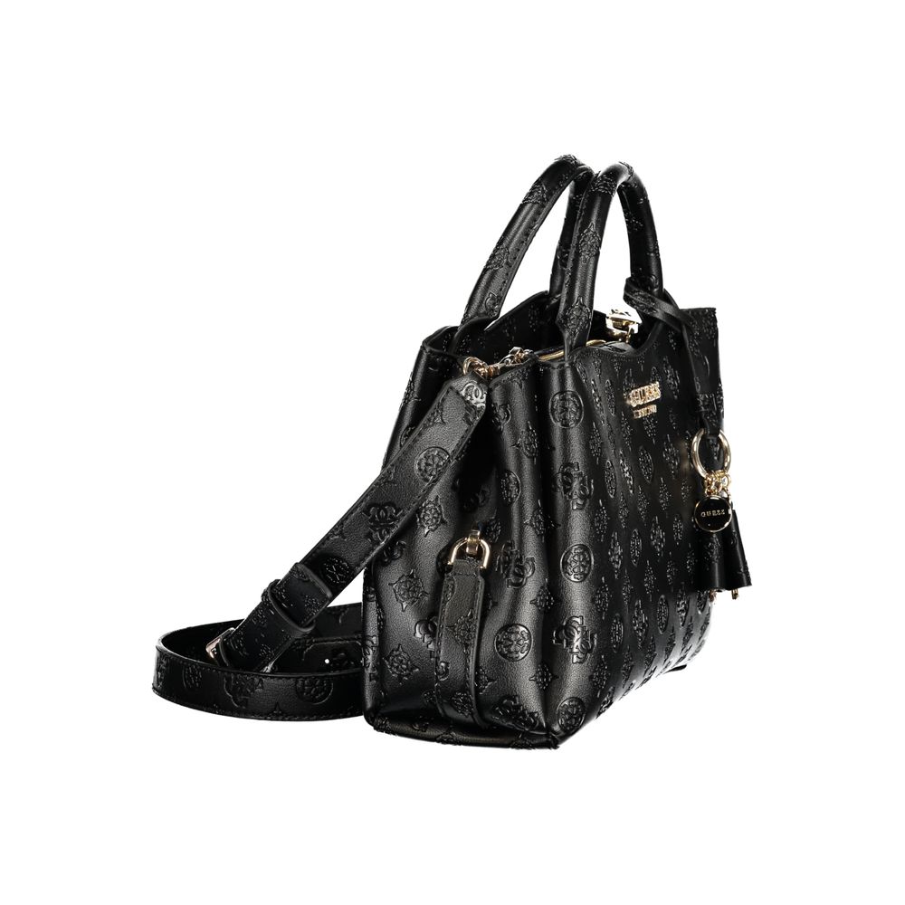 Guess Jeans Nero Poliuretano Women Handbag | Regal Royce