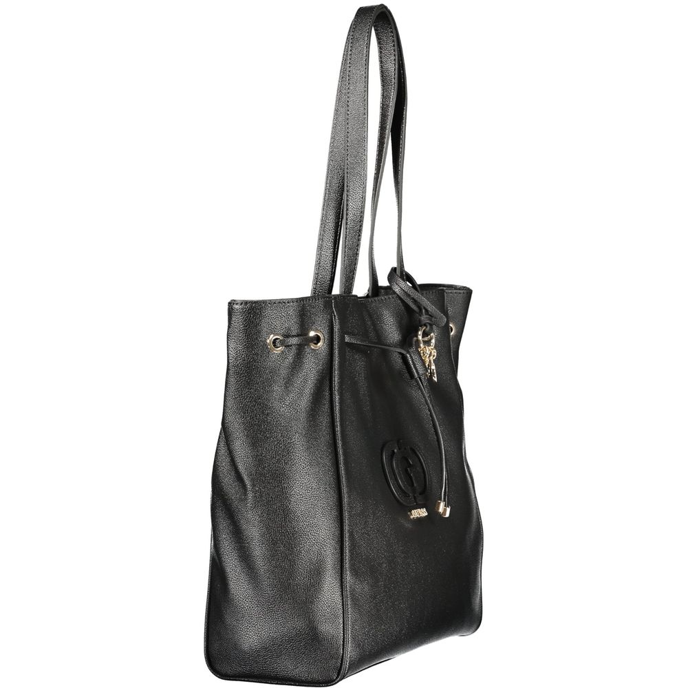 Guess Jeans Nero Poliuretano Women Handbag | Regal Royce