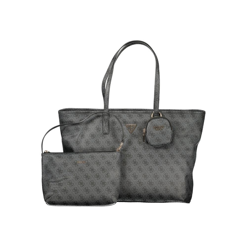 Guess Jeans Grigio Poliuretano Women Handbag | Regal Royce