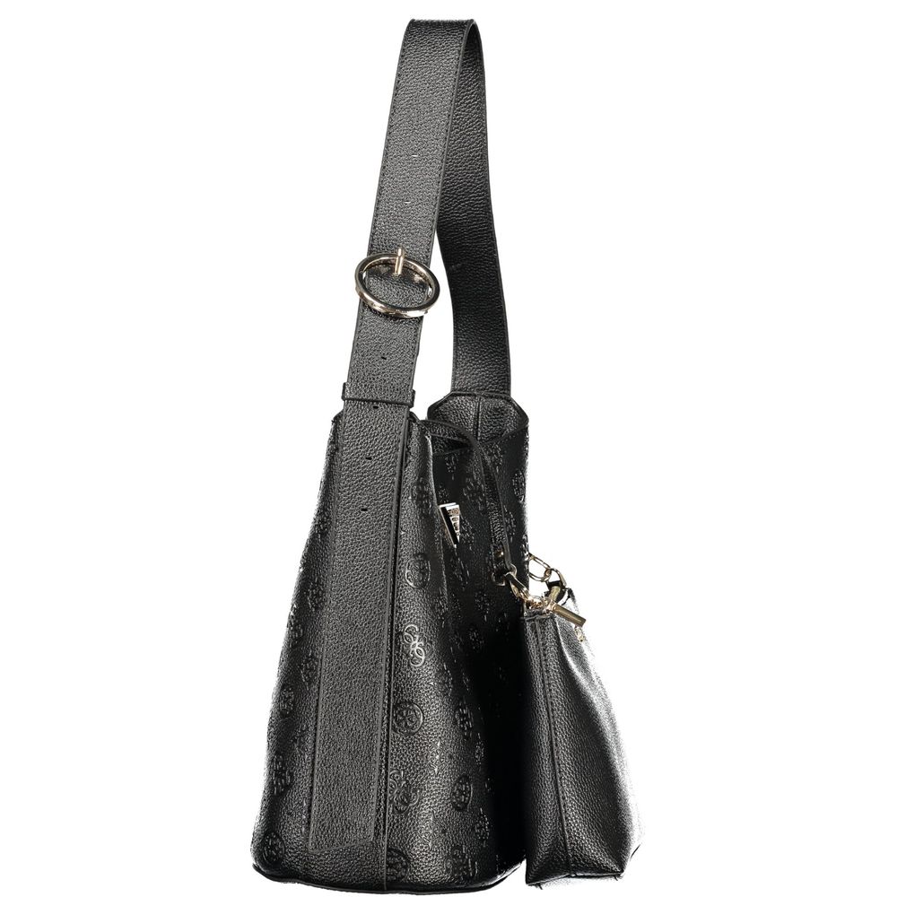Guess Jeans "Nero Poliuretano Woman Bucket Bag" | Regal Royce
