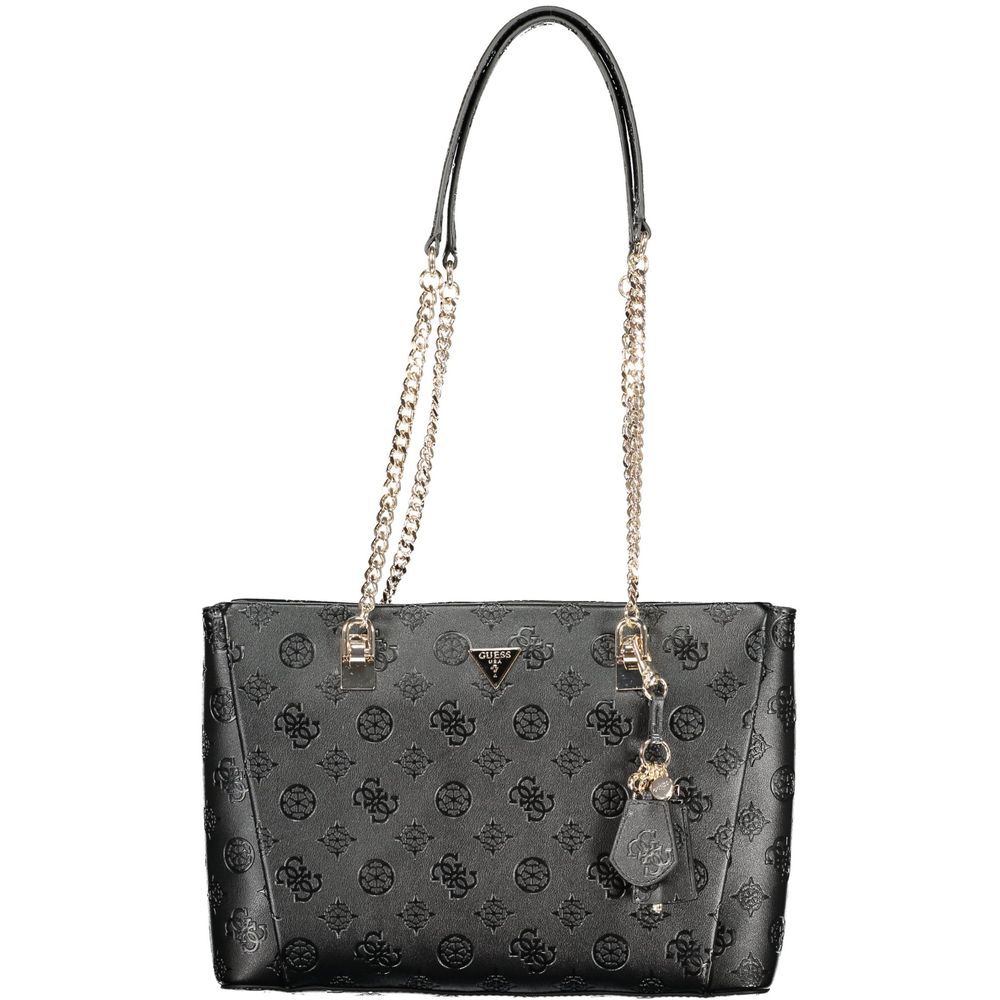 Guess Jeans Nero Poliuretano Women Handbag | Regal Royce
