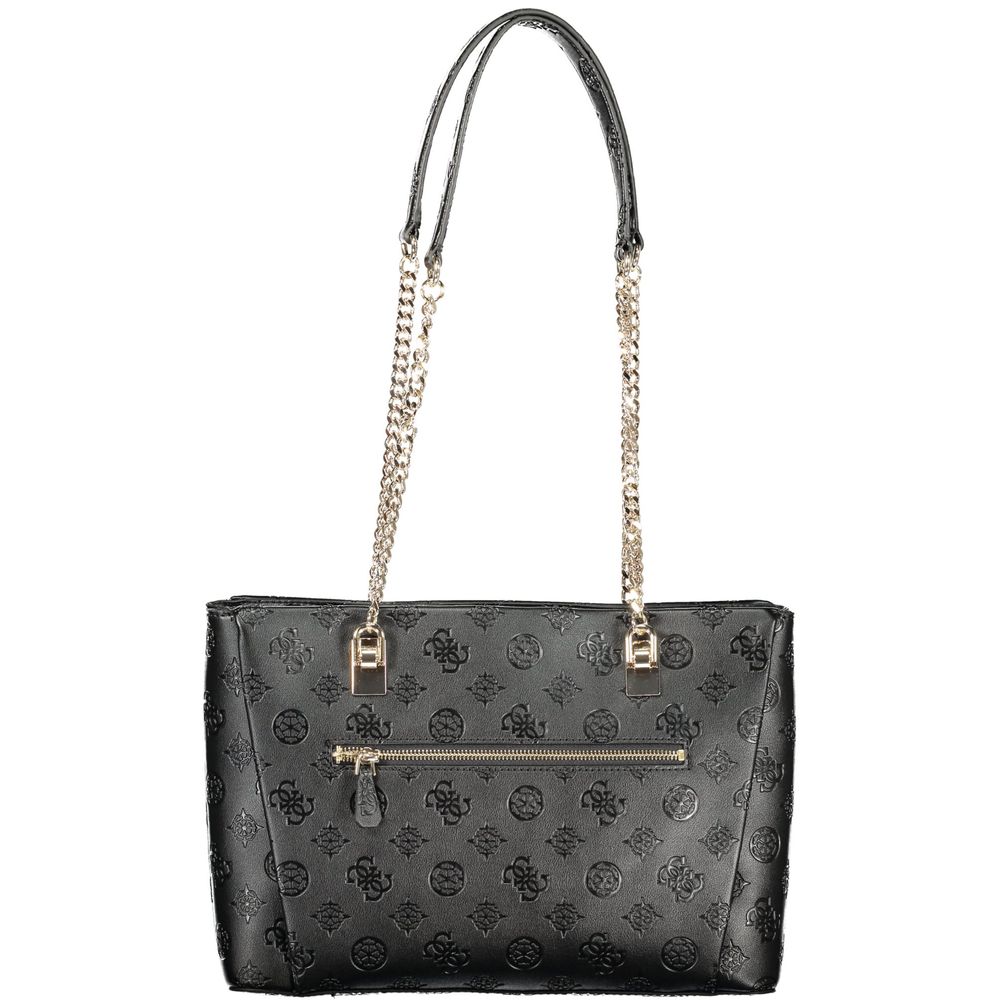 Guess Jeans Nero Poliuretano Women Handbag | Regal Royce