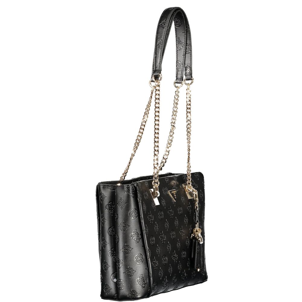 Guess Jeans Nero Poliuretano Women Handbag | Regal Royce