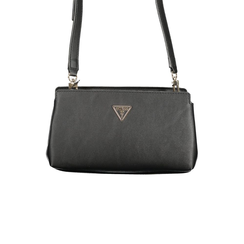 Guess Jeans Nero Poliuretano Female Shoulder Bag | Regal Royce