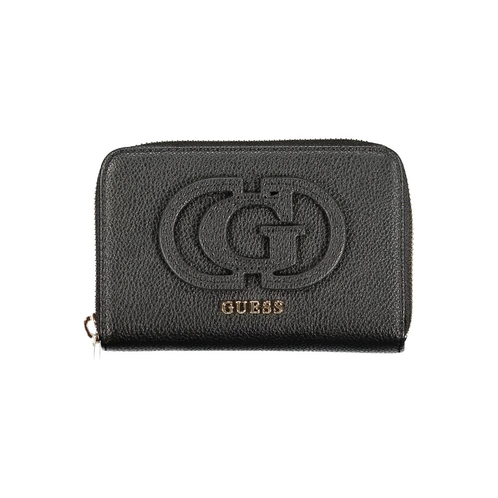 Guess Jeans Nero Poliuretano Women Wallet | Regal Royce