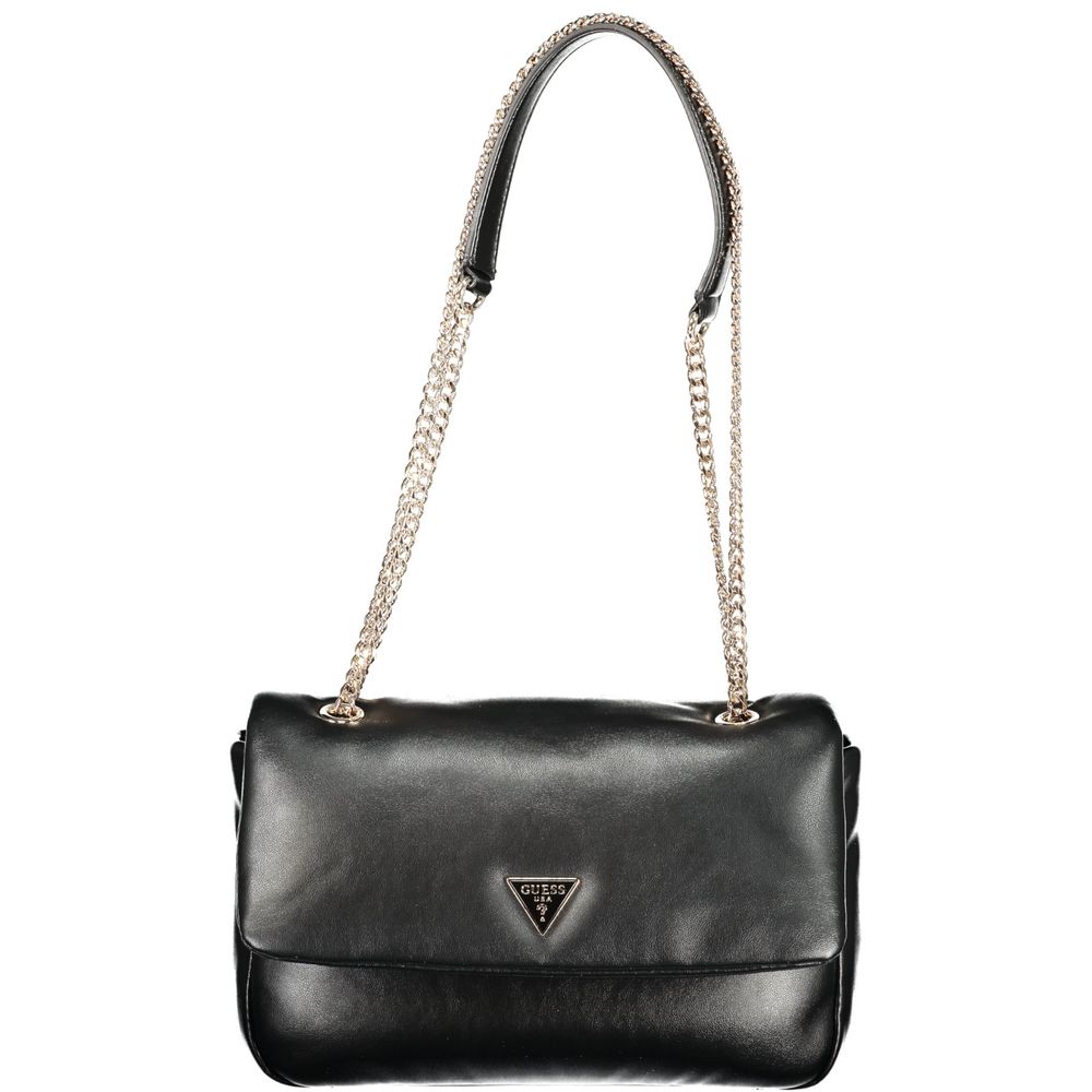 Guess Jeans Nero Poliuretano Women Handbag | Regal Royce