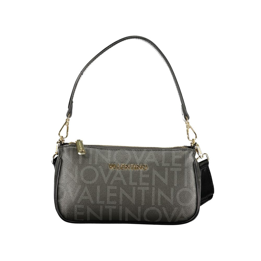 Mario Valentino Nero Polyurethane Women Handbag | Regal Royce