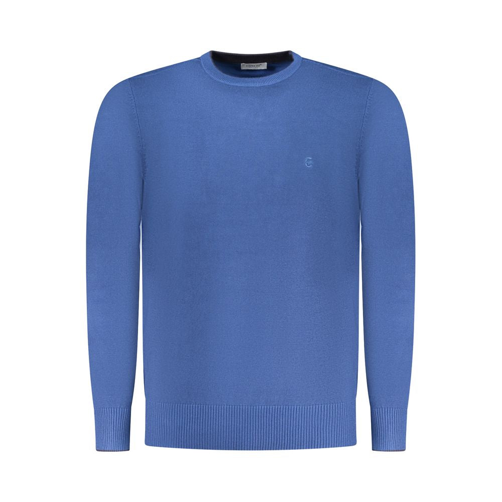 Coveri Moving Blue Viscose Men's Sweater | Regal Royce