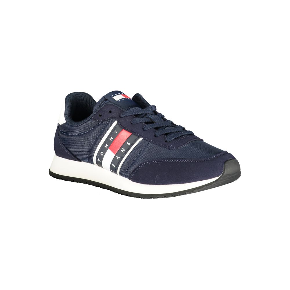 Tommy Hilfiger Blue Polyurethane Men Sneaker | Regal Royce
