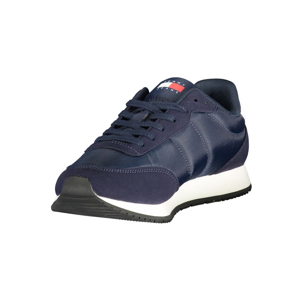 Tommy Hilfiger Blue Polyurethane Men Sneaker | Regal Royce