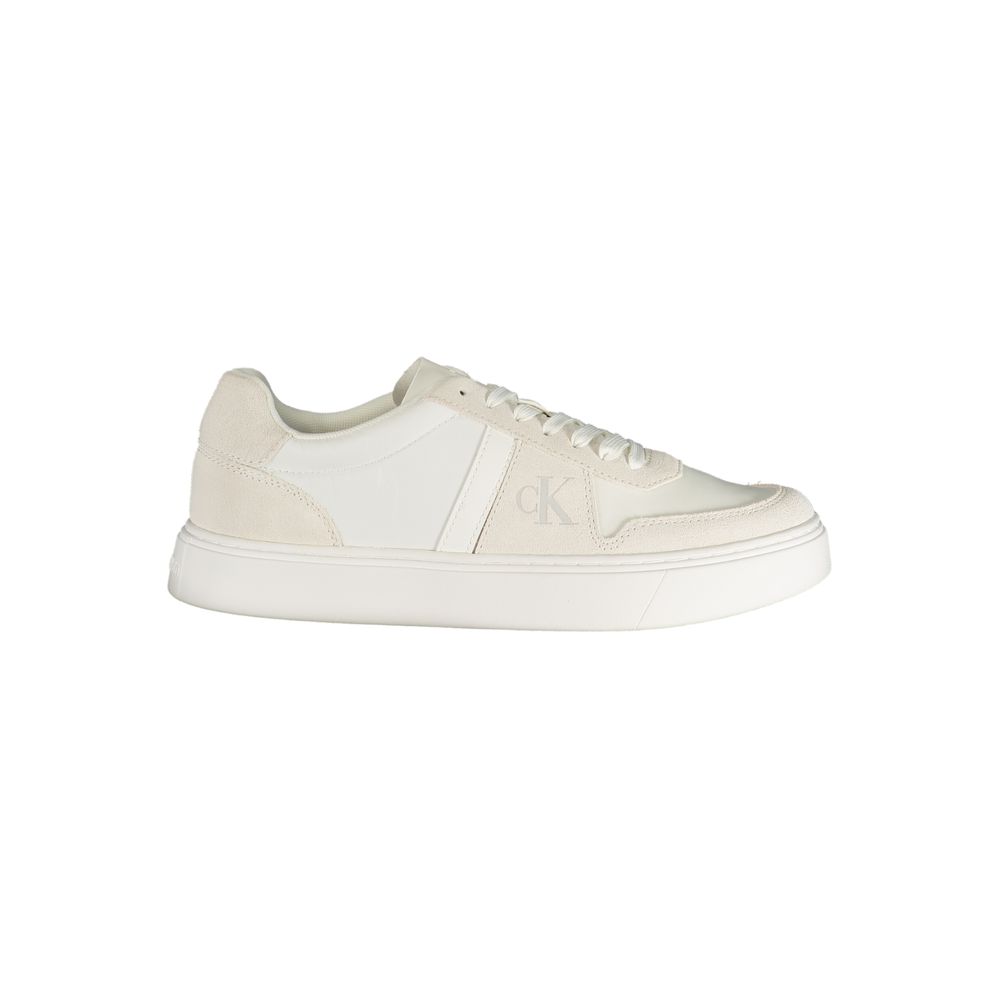 Calvin Klein Bianco Polyester Mens Sneaker | Regal Royce