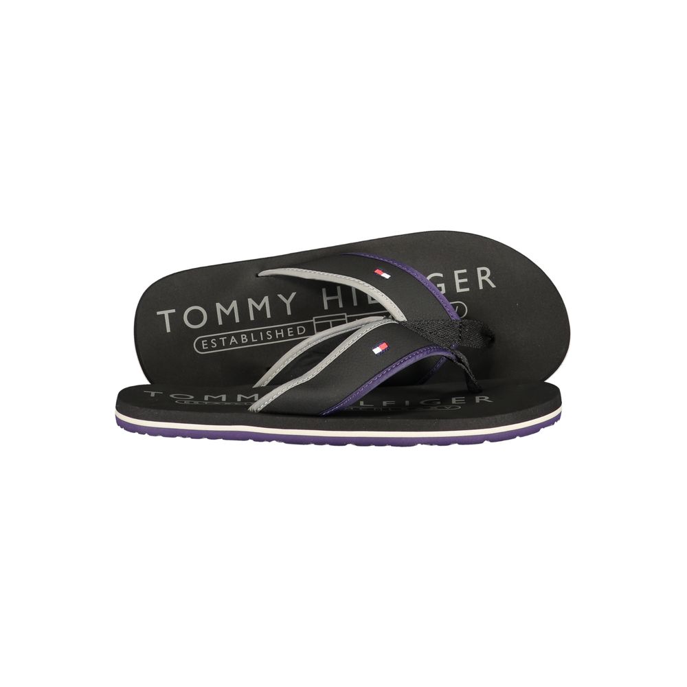 Tommy Hilfiger Nero Poliestere Men Ciabatta | Regal Royce