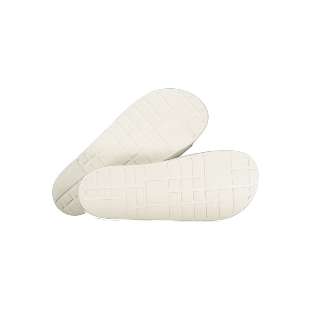 Calvin Klein White Polyurethane Men Slipper | Regal Royce
