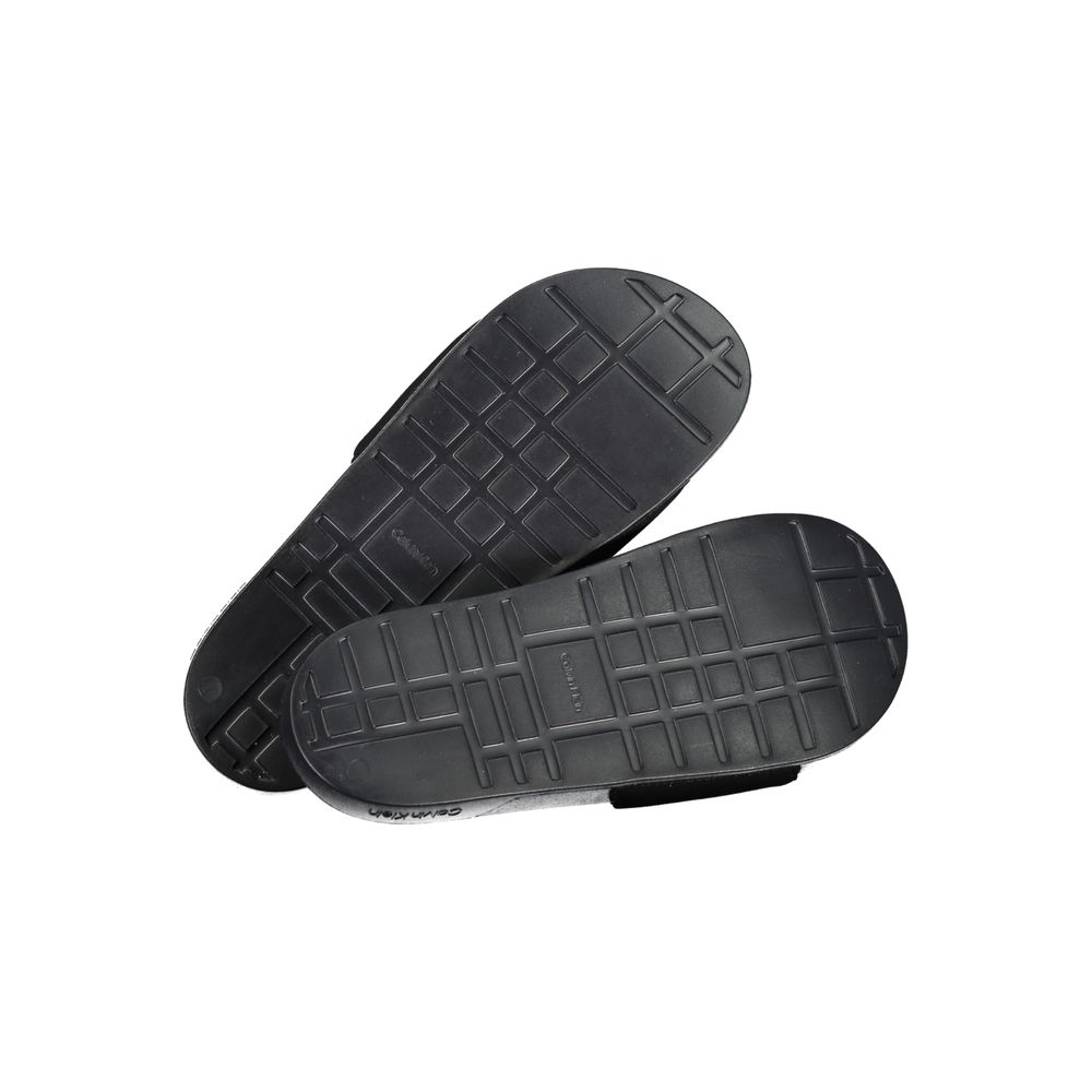 Calvin Klein Black Polyurethane Men's Slipper | Regal Royce