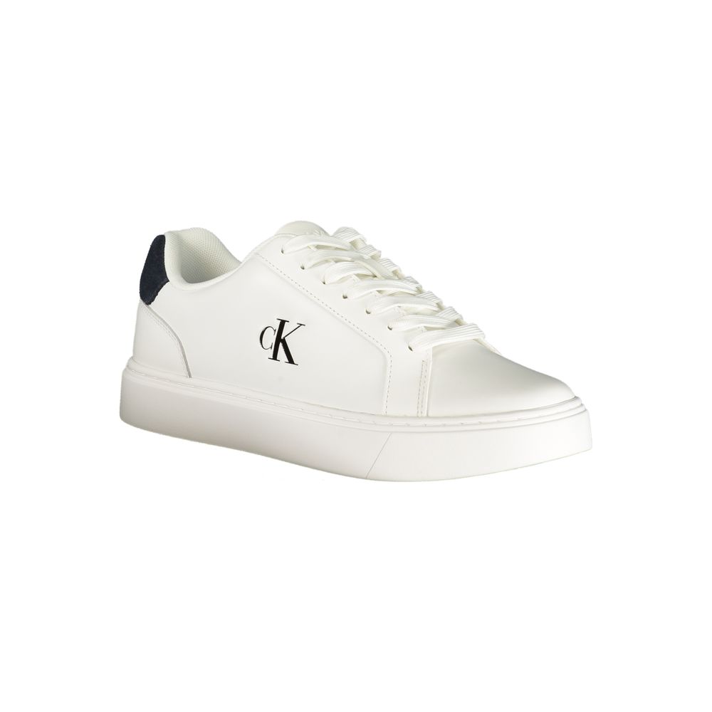 Calvin Klein Bianco Poliuretano Uomo Sneaker | Regal Royce