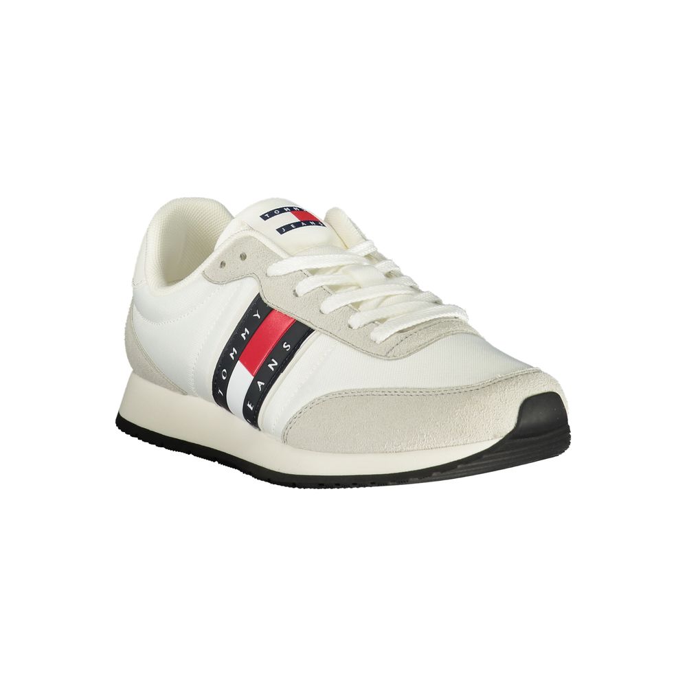 Tommy Hilfiger White Polyurethane Men Sneaker | Regal Royce