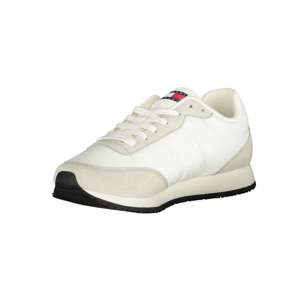 Tommy Hilfiger White Polyurethane Men Sneaker | Regal Royce