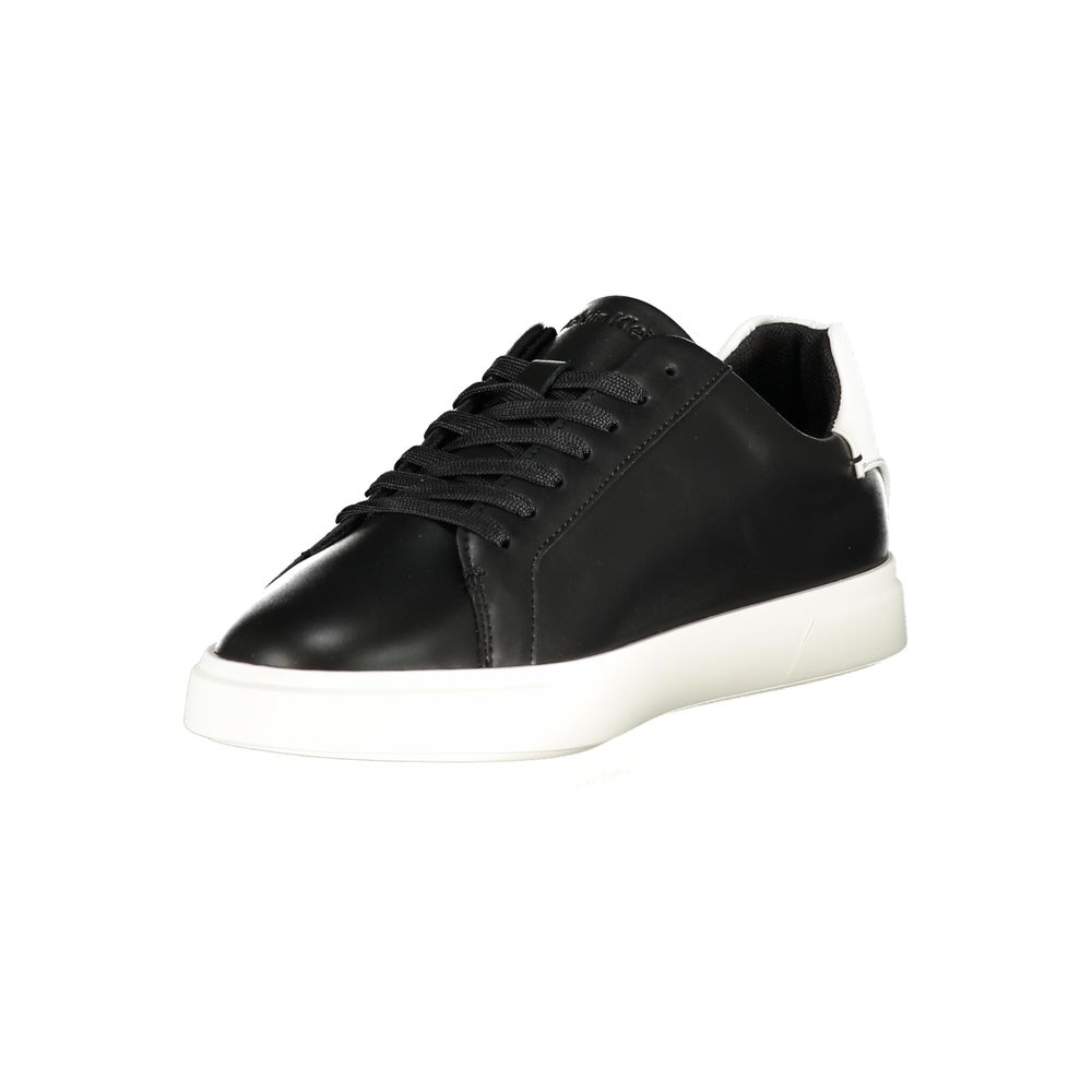 Calvin Klein Black Polyurethane Women Sneaker | Regal Royce