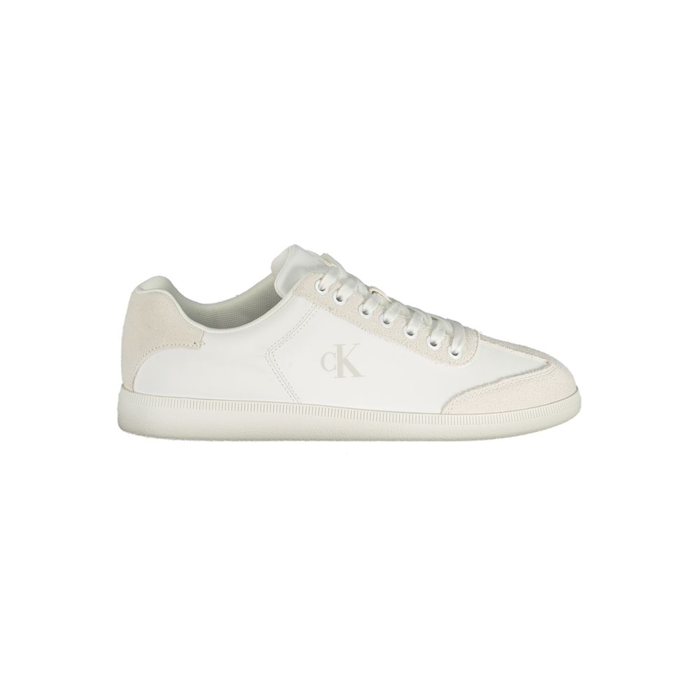 Calvin Klein White Polyester Men's Sneaker | Regal Royce