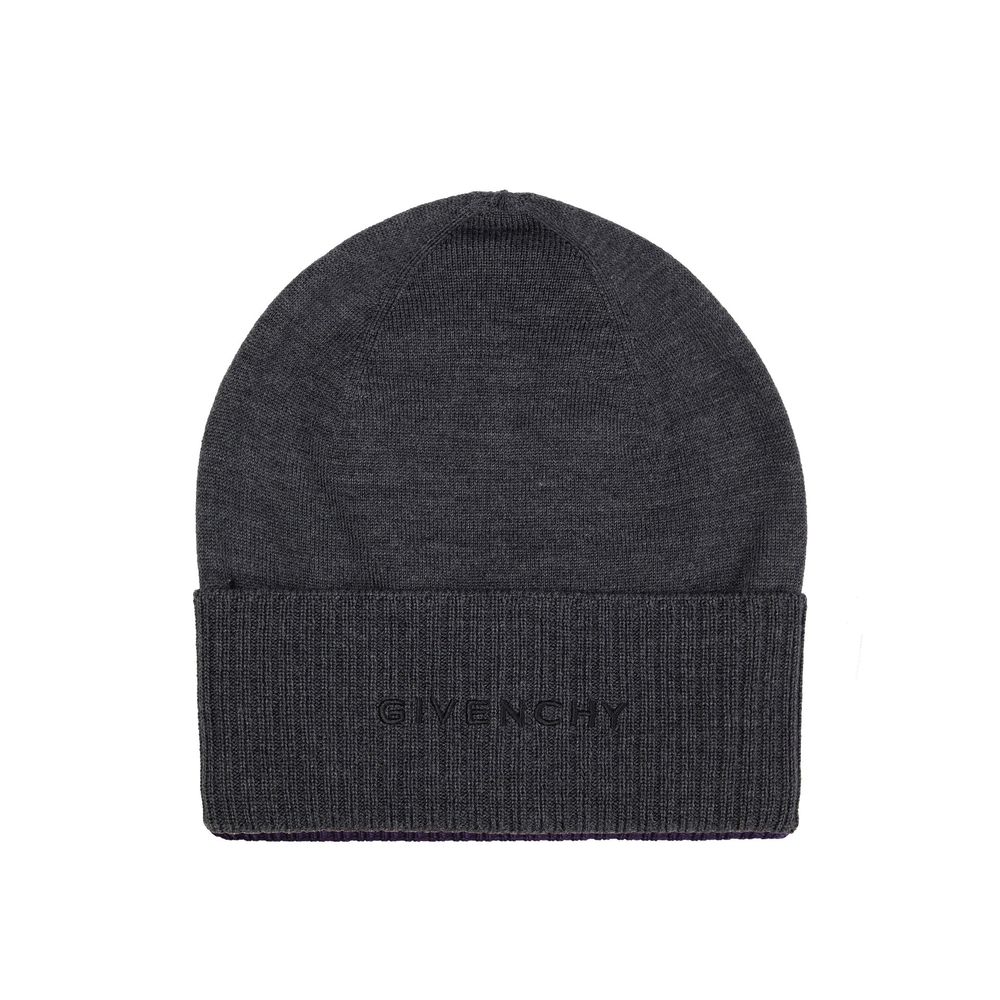 Givenchy Gray Wool Beanie | Regal Royce