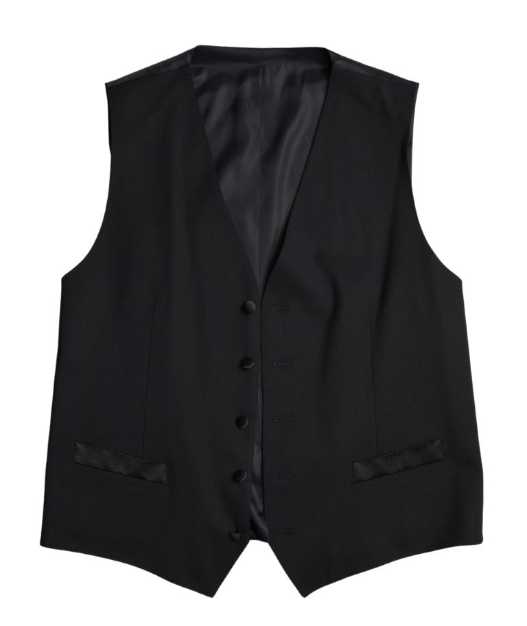 Dolce & Gabbana Black Wool Two-Piece Suit | Regal Royce