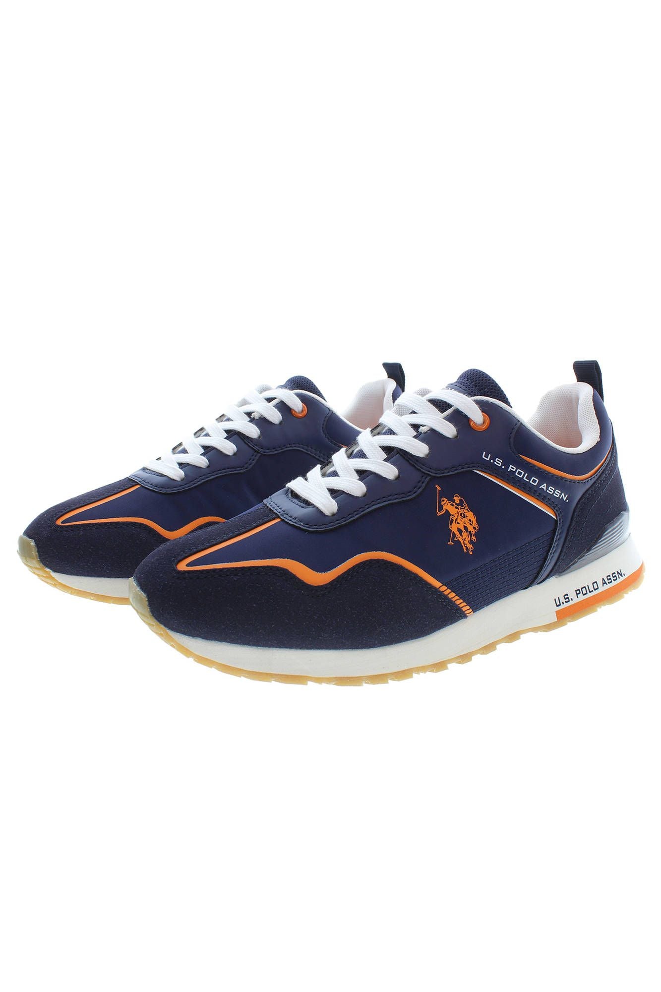 U.S. POLO ASSN. Blue Polyester Athletic Sneakers | Regal Royce