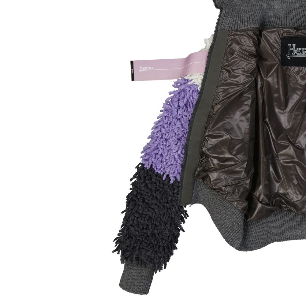 Herno Gray Polyamide Bomber | Regal Royce