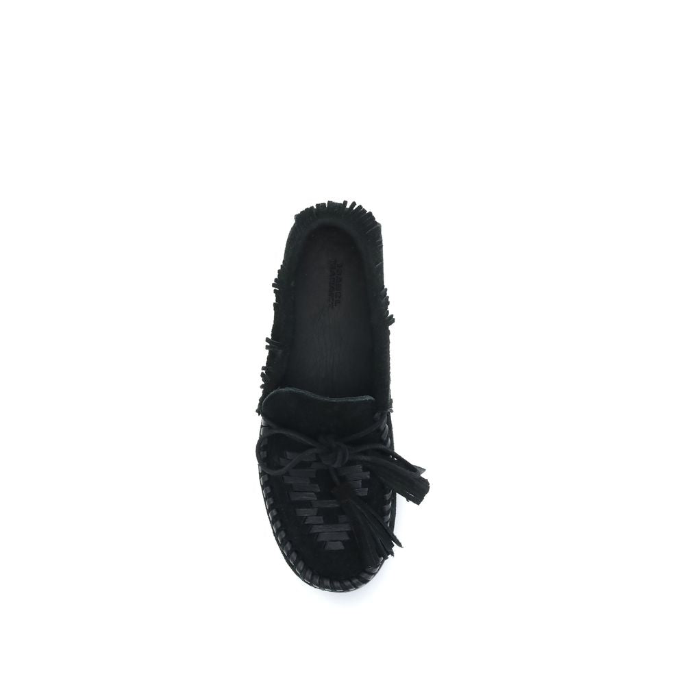 Isabel Marant Black Calf Leather Bos Taurus Slip-On Loafers | Regal Royce