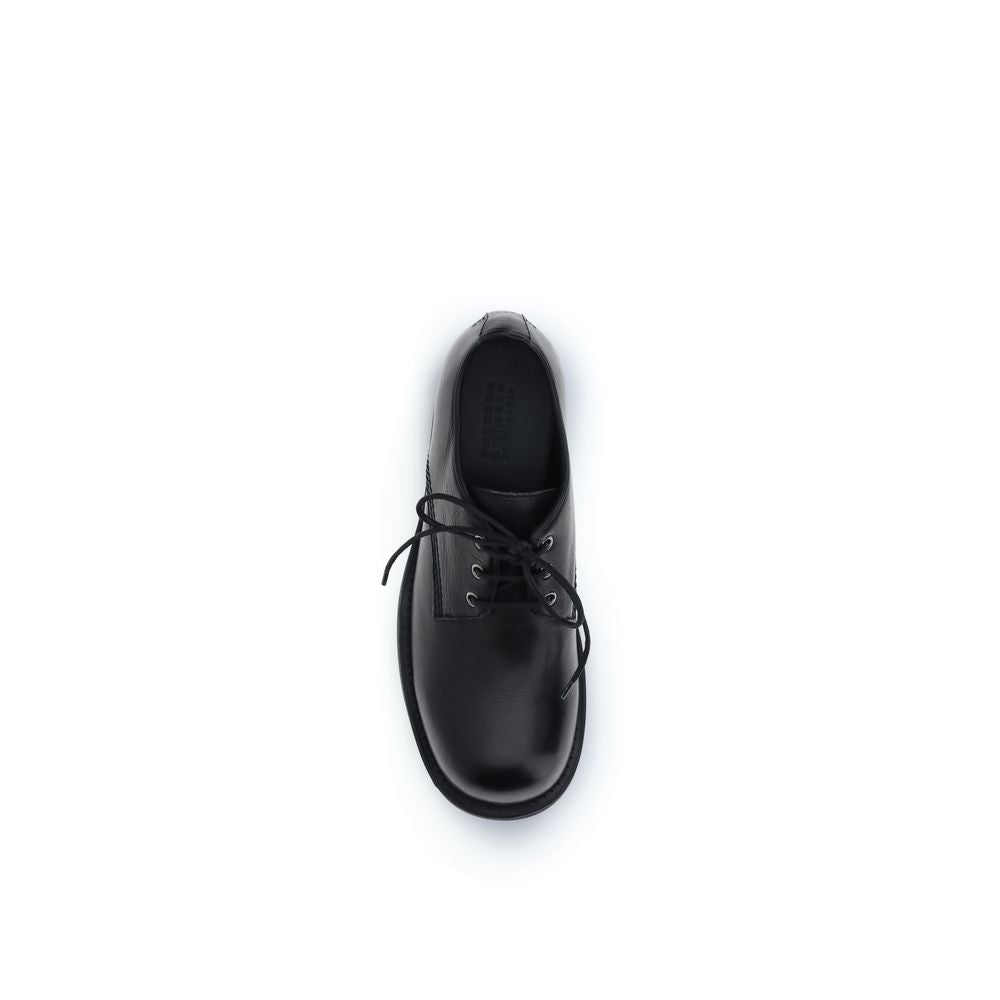 MM6 Black Calf Leather Bos Taurus Oxfords And Derbies | Regal Royce