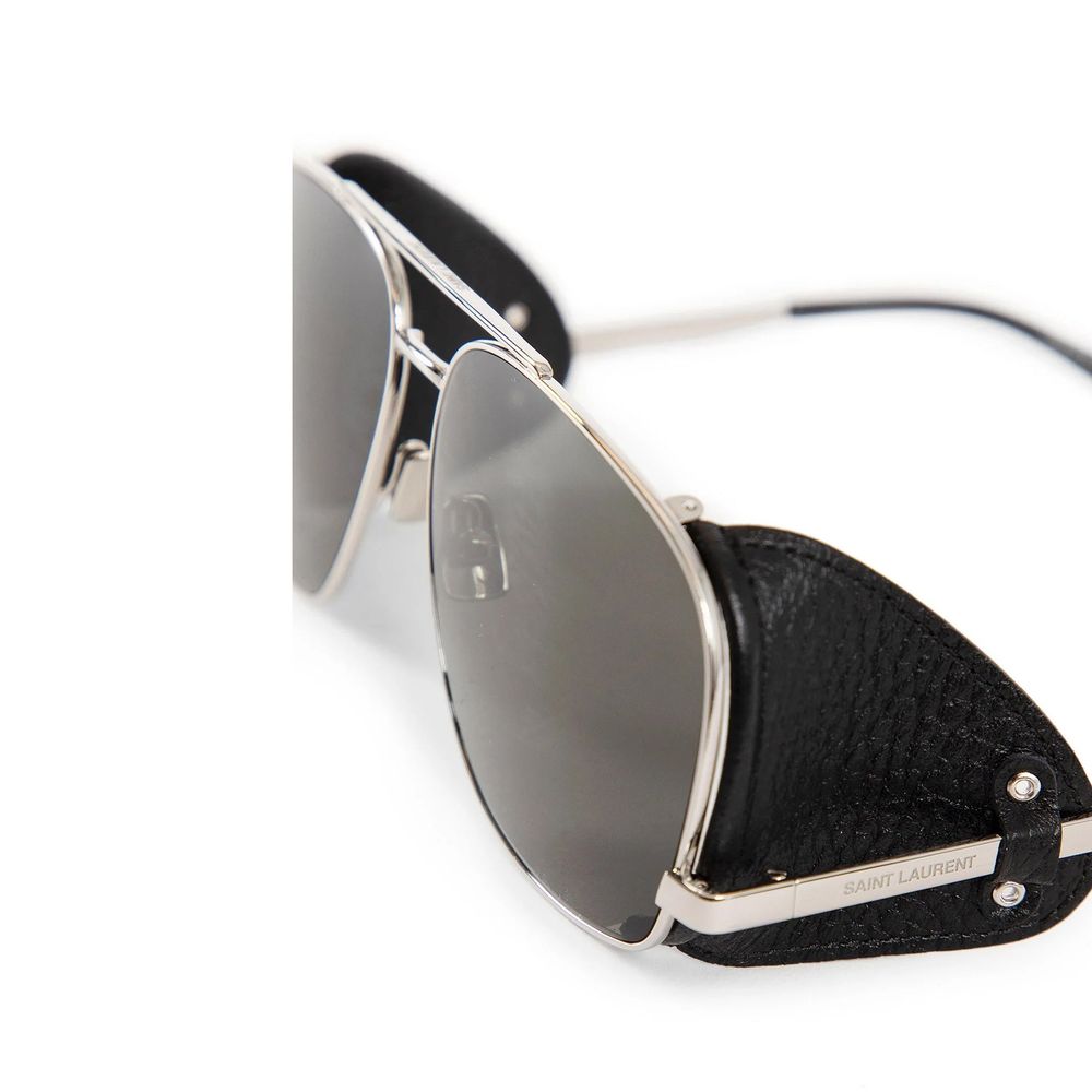 Saint Laurent Silver Metal Sunglasses | Regal Royce