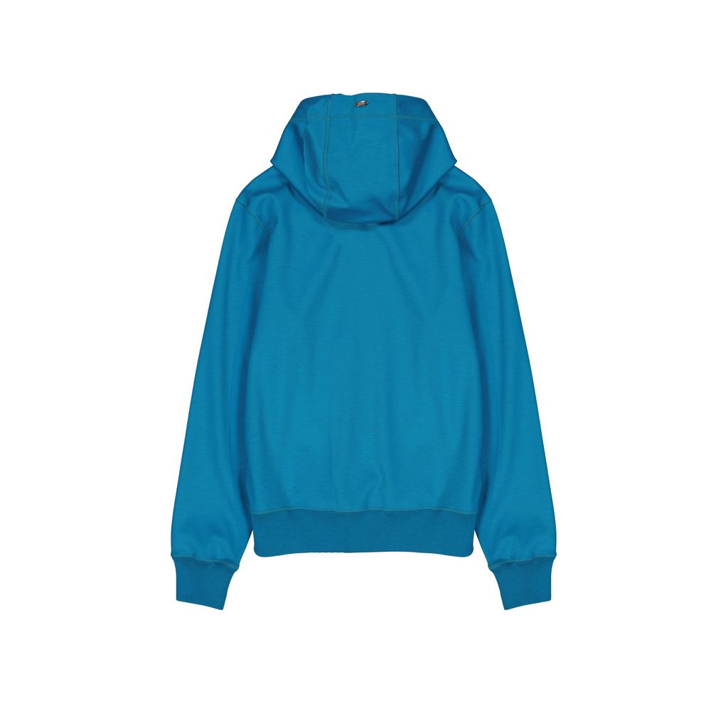 Herno Blue Polyester Sweatshirt | Regal Royce