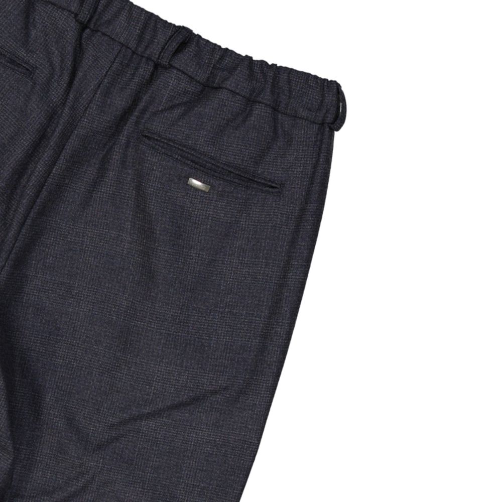 Herno Gray Virgin Wool Casual Pants | Regal Royce