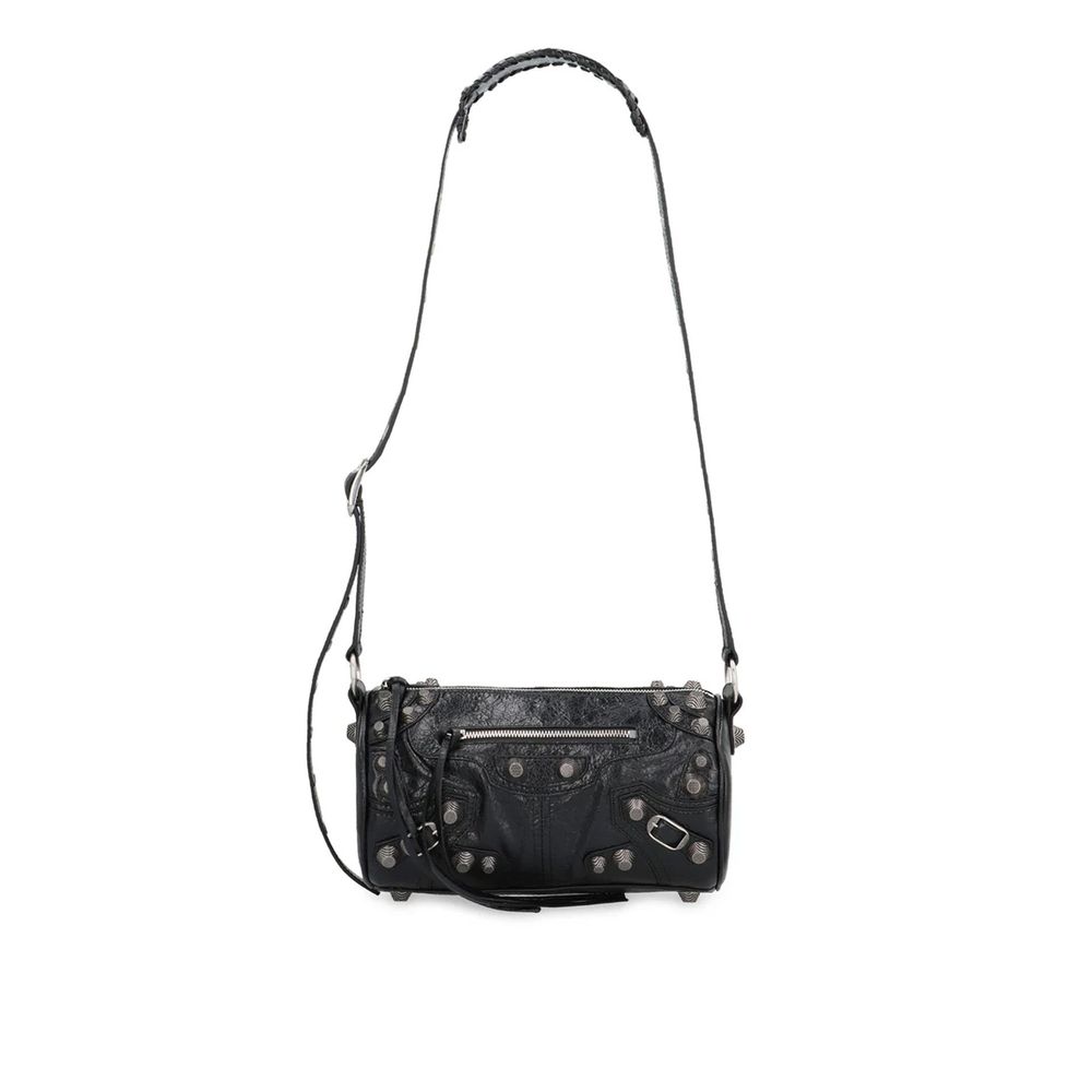 Balenciaga Black Lamb Leather Shoulder Bag | Regal Royce