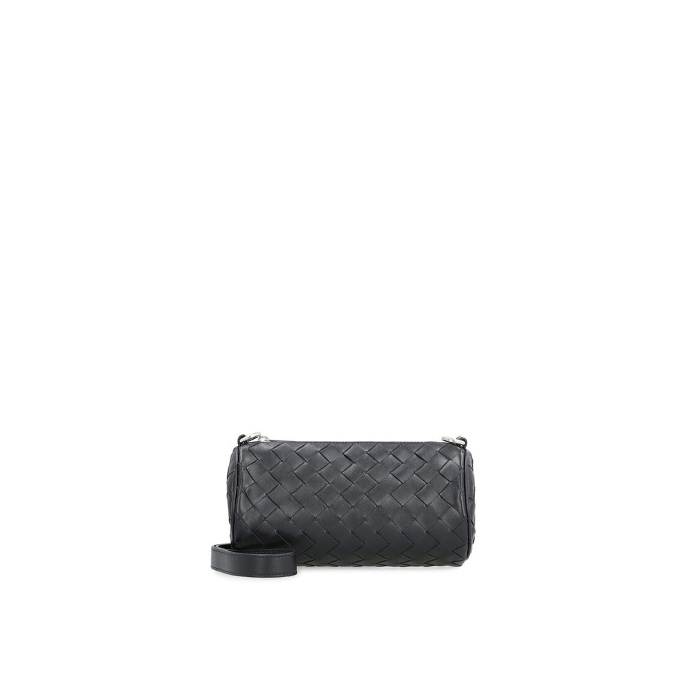 Bottega Veneta Black Calfskin Shoulder Bag | Regal Royce