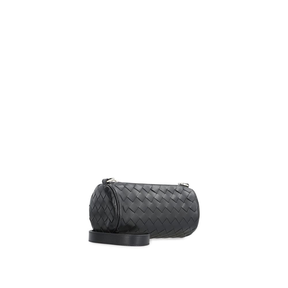 Bottega Veneta Black Calfskin Shoulder Bag | Regal Royce