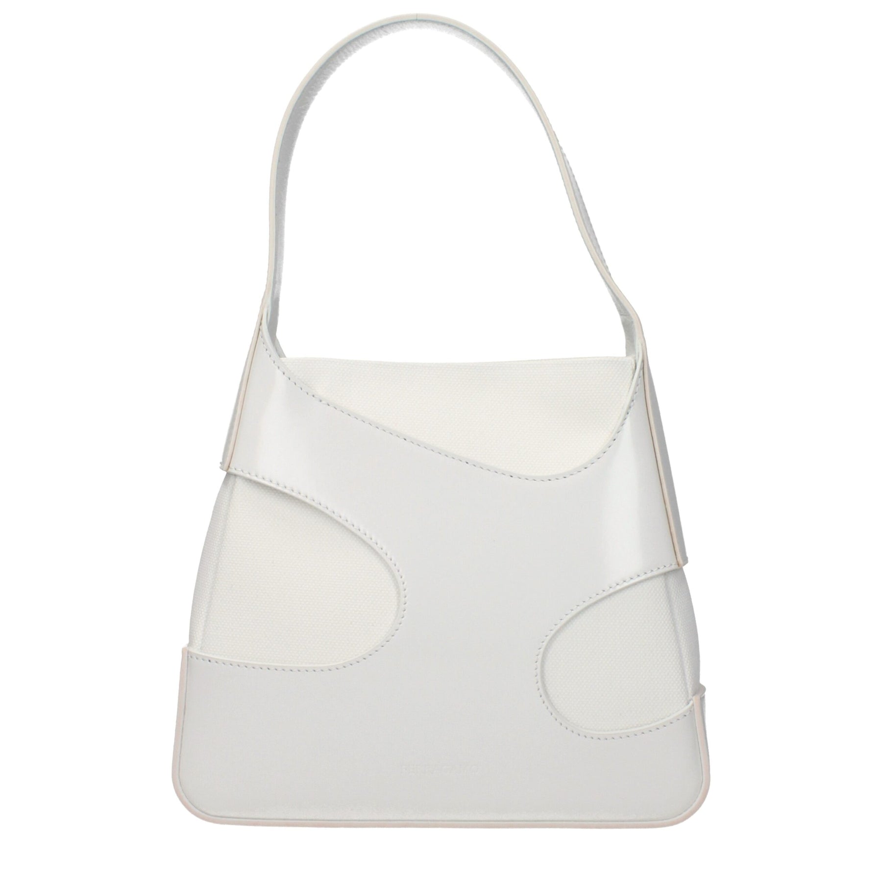 Salvatore Ferragamo White Fabric Handbag | Regal Royce
