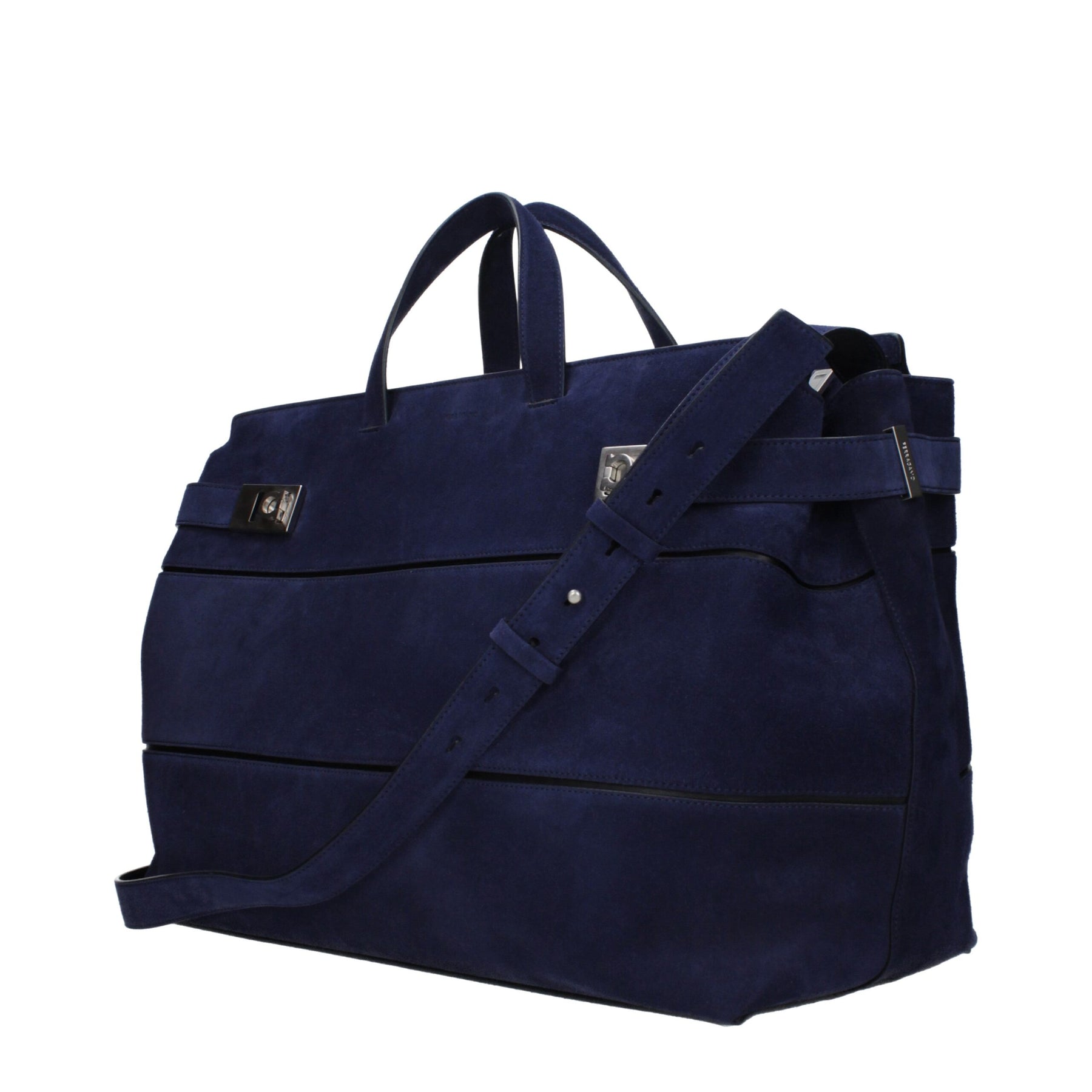 Salvatore Ferragamo Blue Leather Handbag | Regal Royce