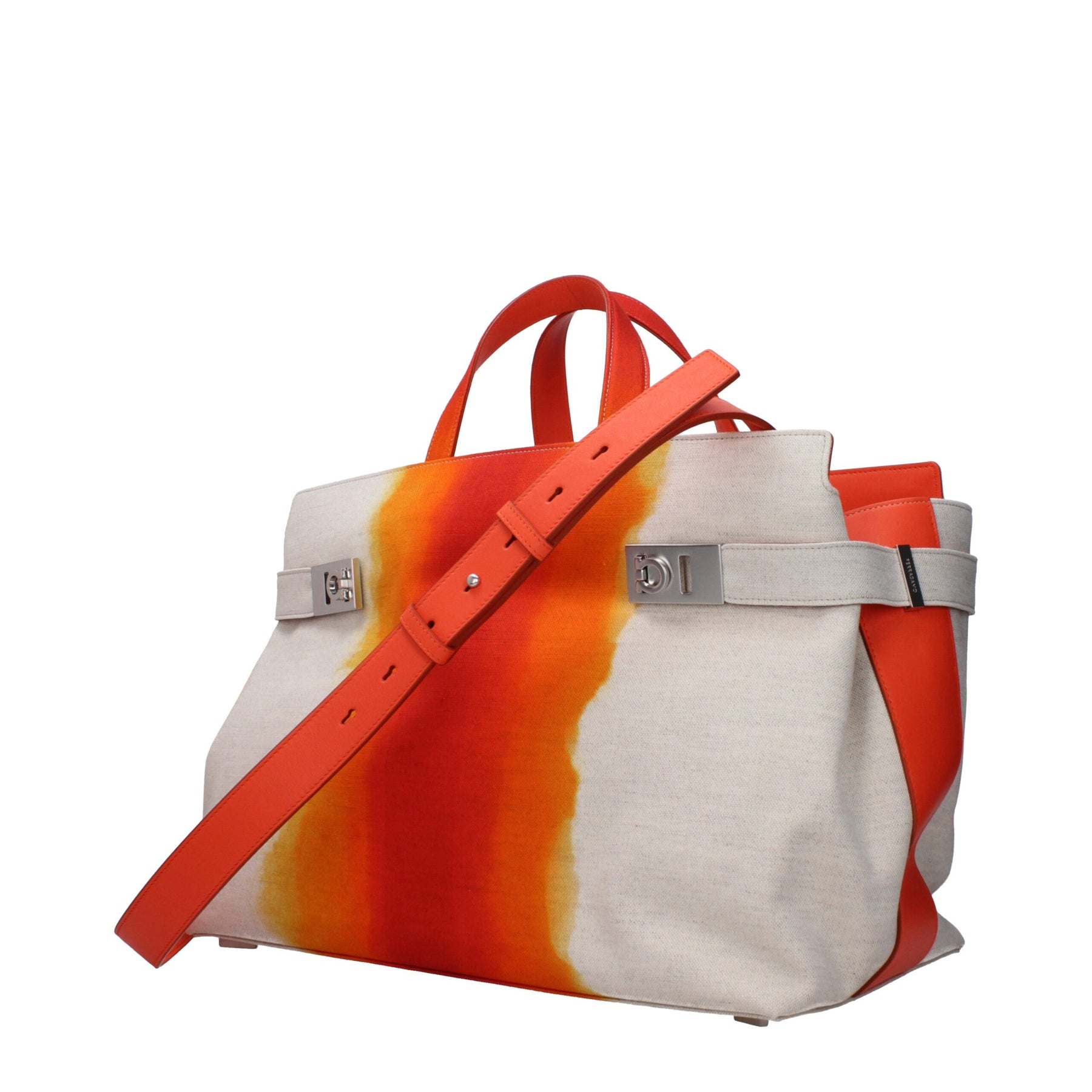 Salvatore Ferragamo Gray Fabric Handbag | Regal Royce