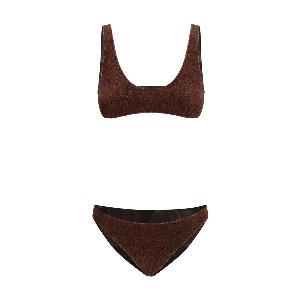 Oséree Brown Polyamide Bikini | Regal Royce
