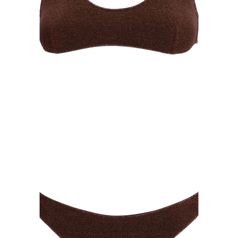 Oséree Brown Polyamide Bikini | Regal Royce
