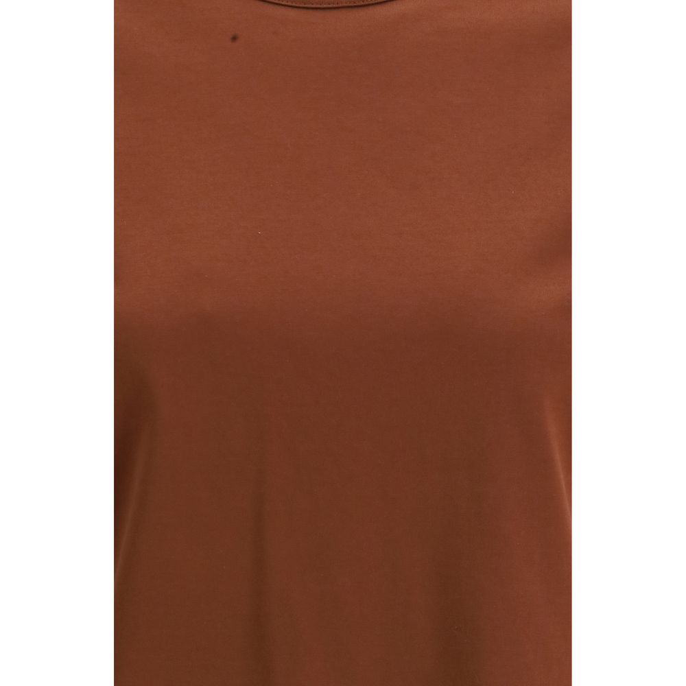 Brunello Cucinelli Brown Cotton T-Shirt | Regal Royce