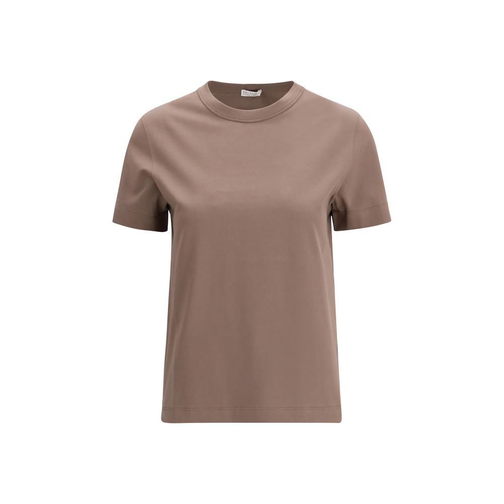 Brunello Cucinelli Brown Cotton T-Shirt | Regal Royce