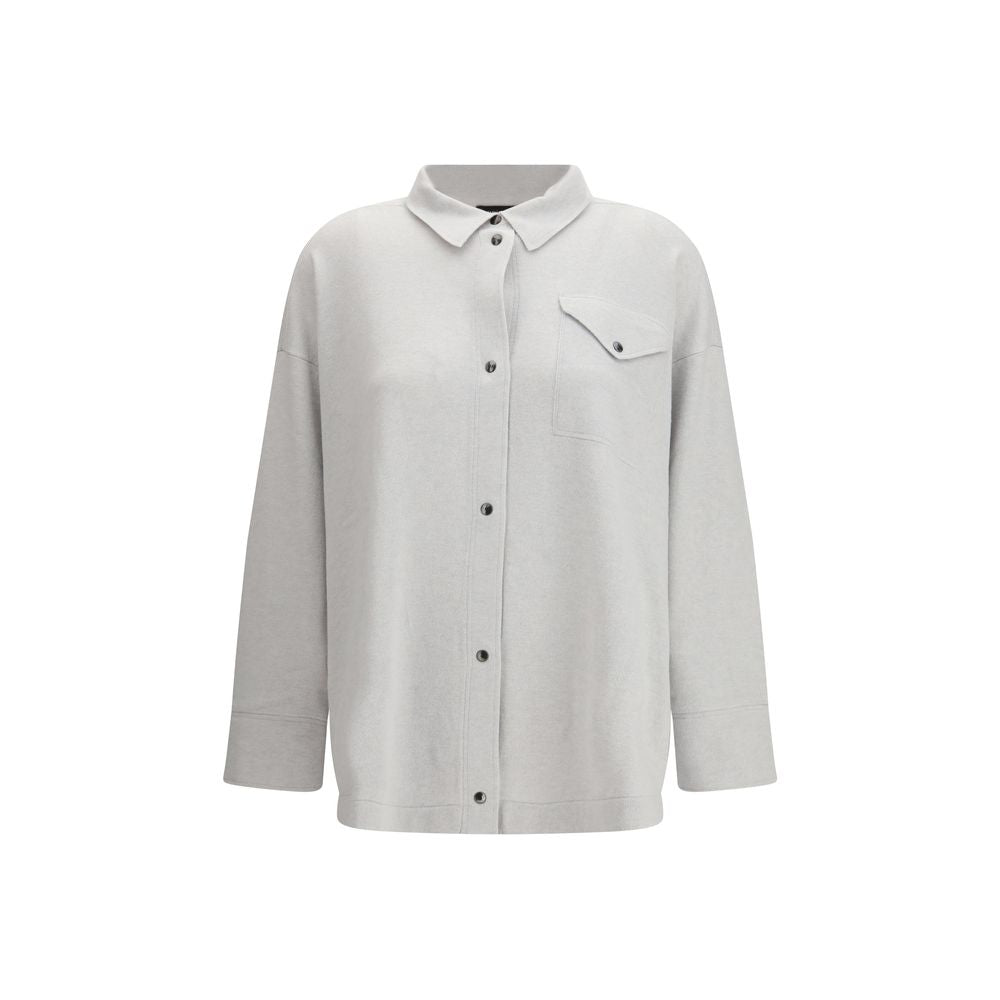 Fabiana Filippi Gray Fleece Wool Shirt | Regal Royce