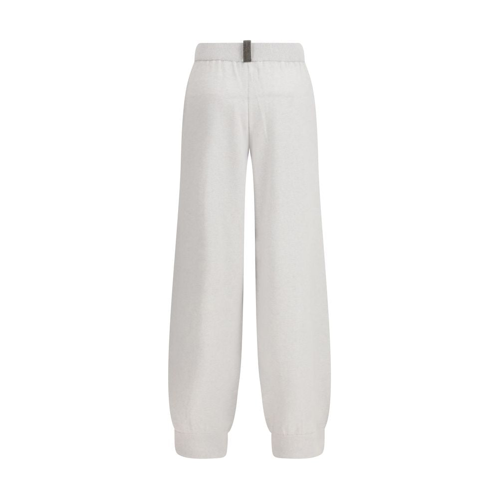 Fabiana Filippi Gray Fleece Wool Casual Pants | Regal Royce
