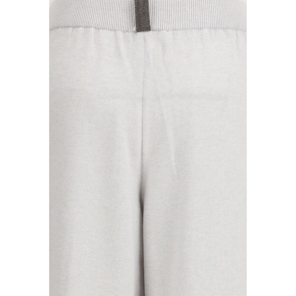 Fabiana Filippi Gray Fleece Wool Casual Pants | Regal Royce