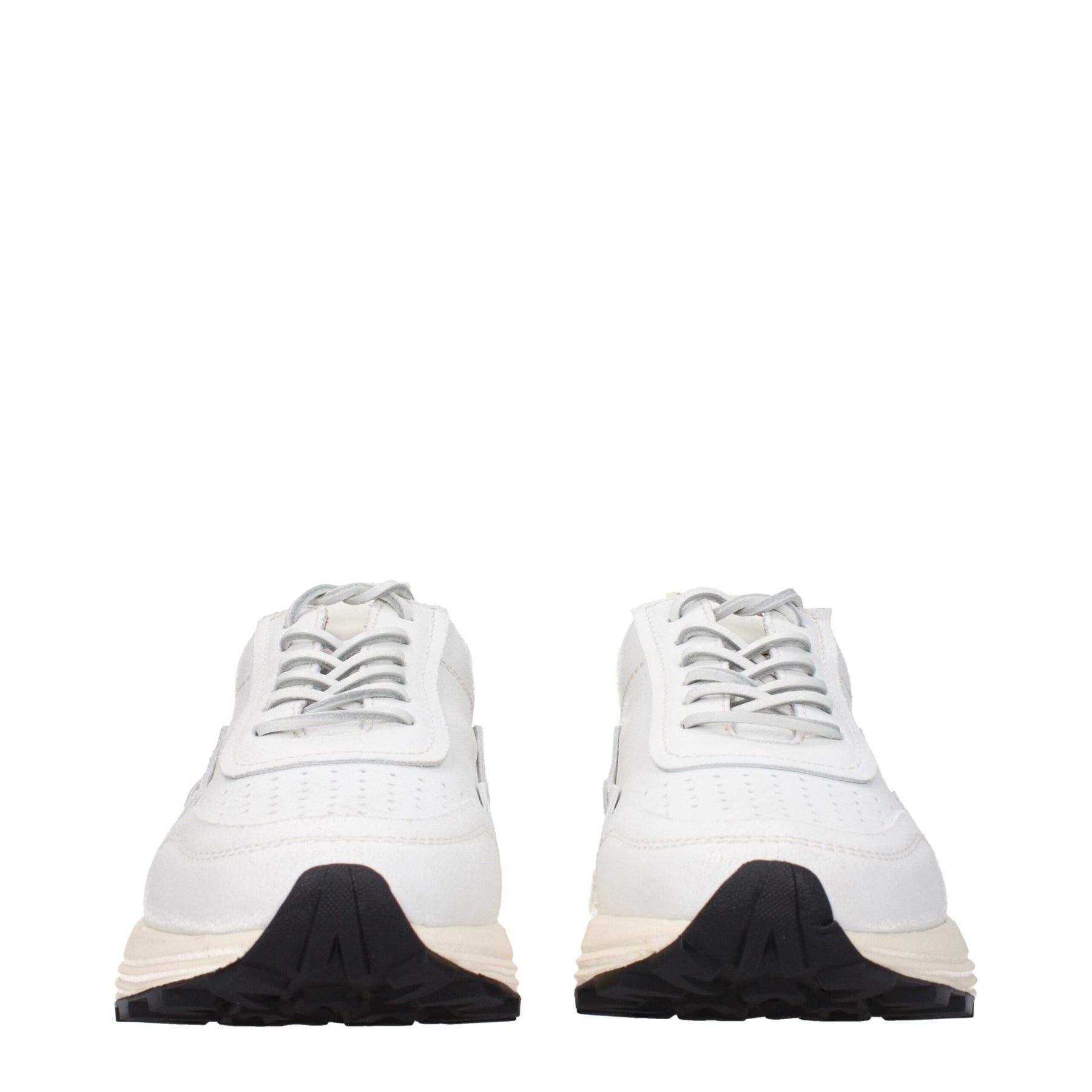 Buttero White Leather Chunky Sneakers | Regal Royce