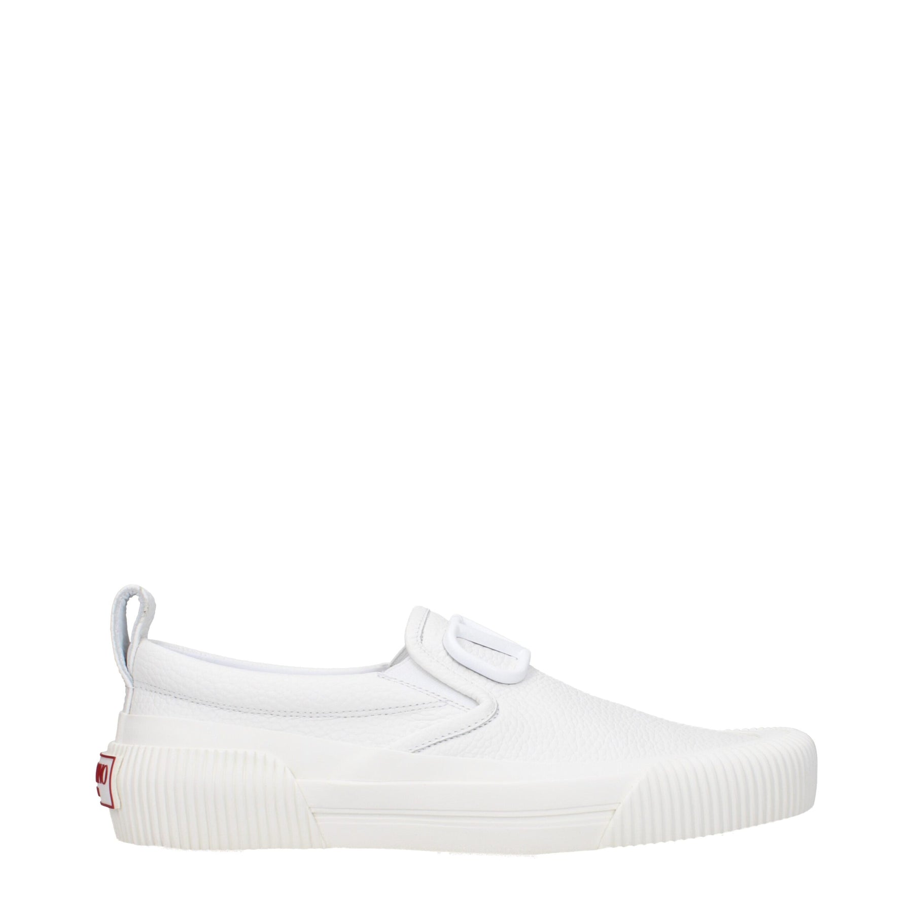 Valentino Garavani White Leather Slip-On Loafers | Regal Royce
