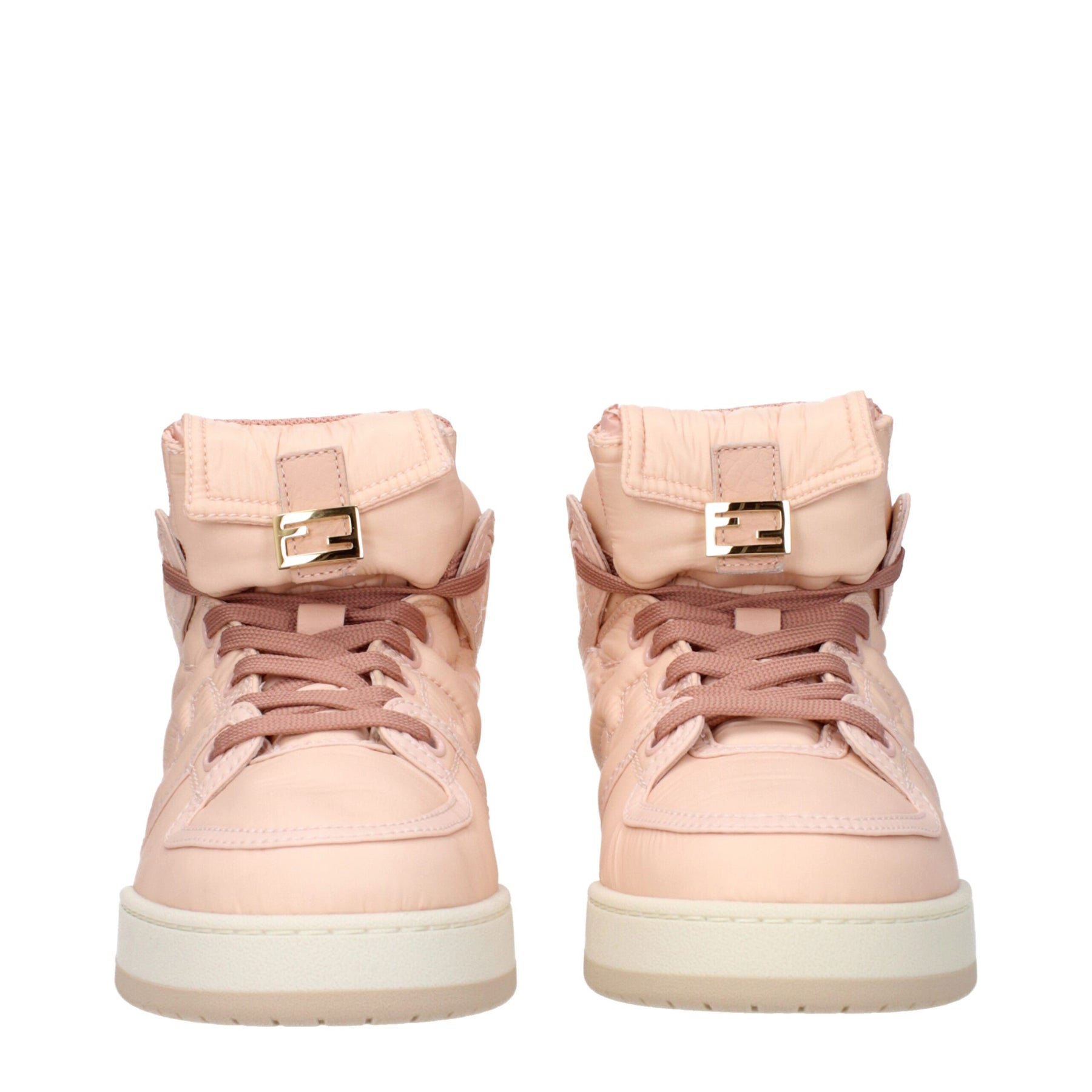 Fendi Pink Nylon High Top Sneakers | Regal Royce