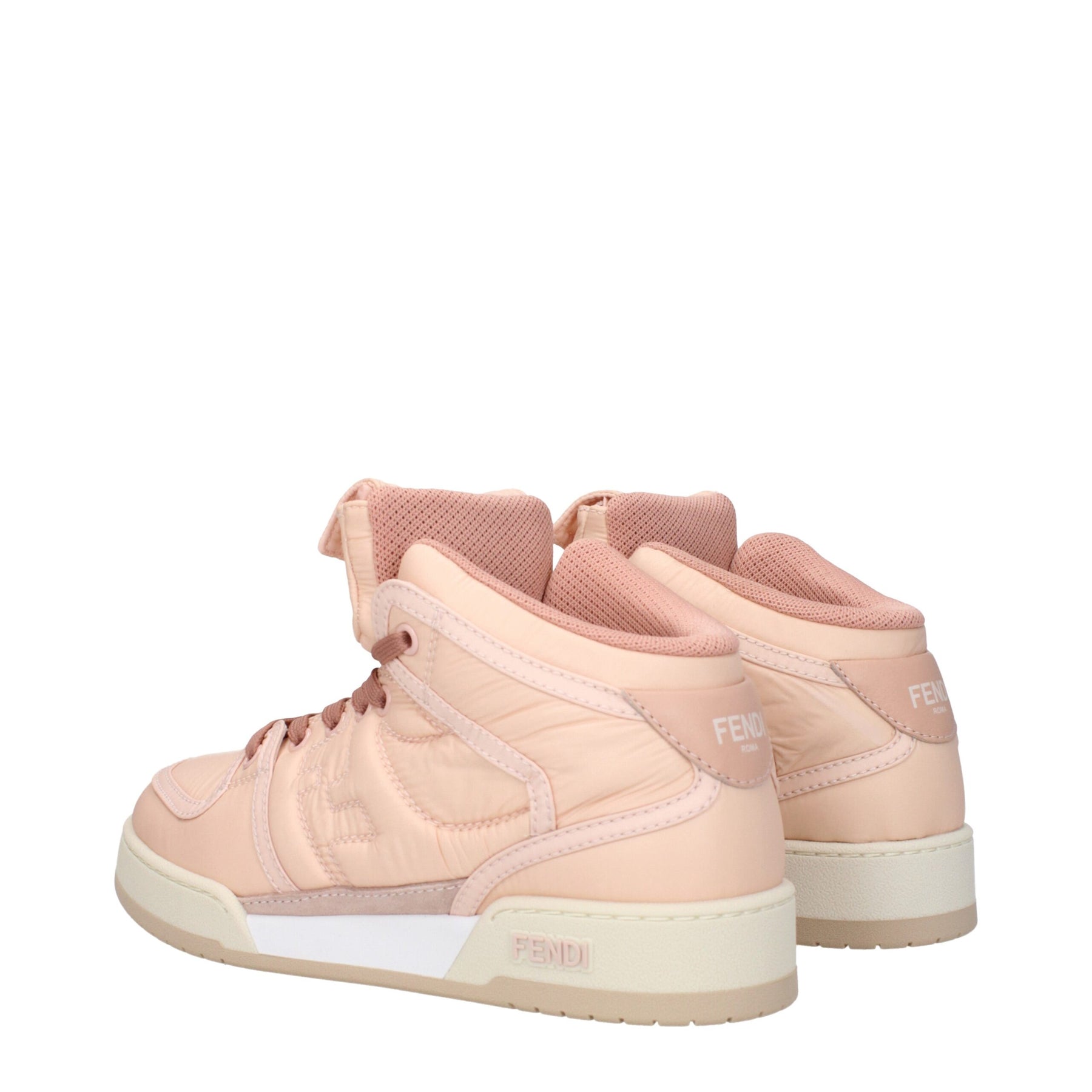Fendi Pink Nylon High Top Sneakers | Regal Royce